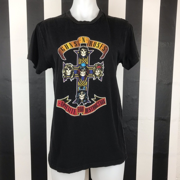 Official T Shirt GUNS N ROSES Vintage Appetite For Destruction Burnout All Sizes